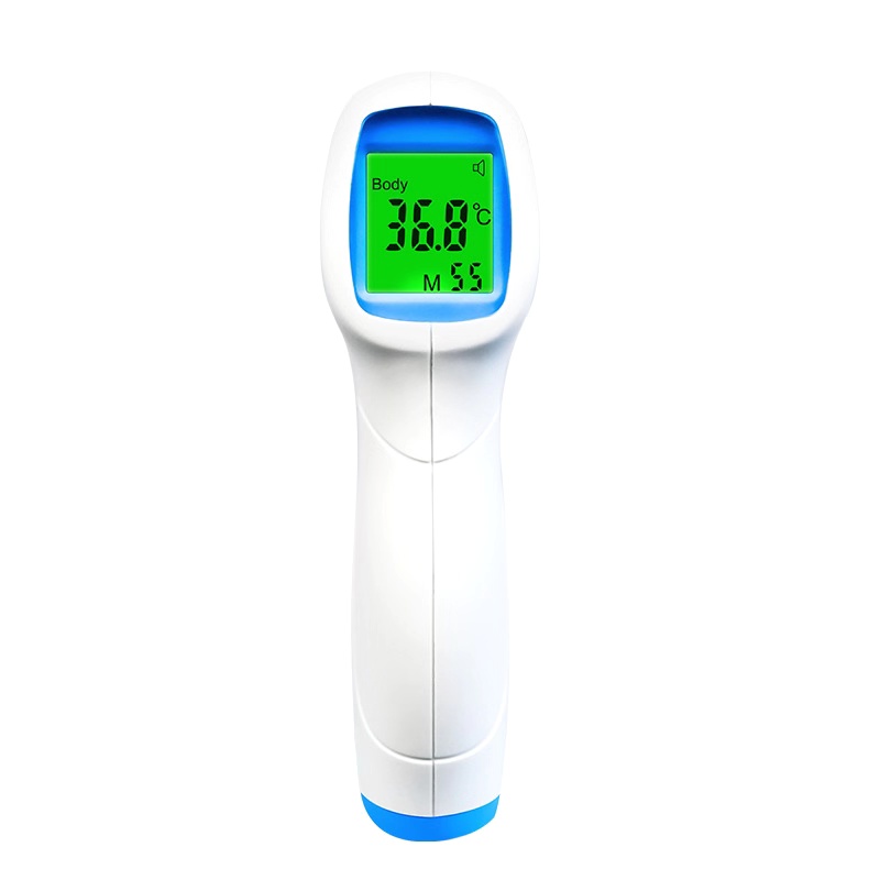 Дигитален инфрачервен бебе термометър LCD безконтактен пистолет тип IR чело Тестер за температура на повърхността на тялото